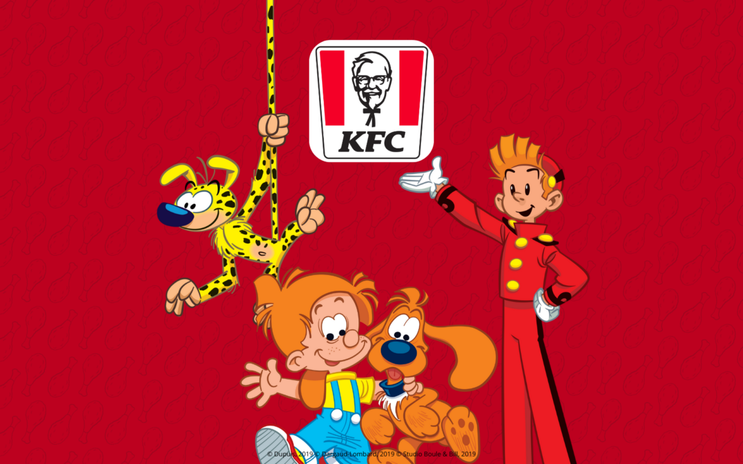 Marsupilami, Boule & Bill et Spirou chez KFC !