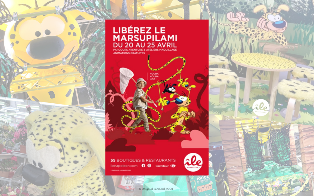 Des événements Marsupilami bientôt dans les centres commerciaux !