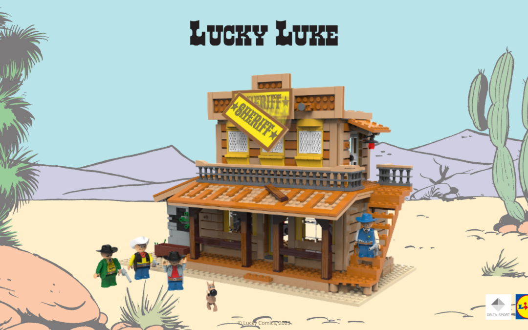 Revivez les aventures de Lucky Luke en jeu de construction !
