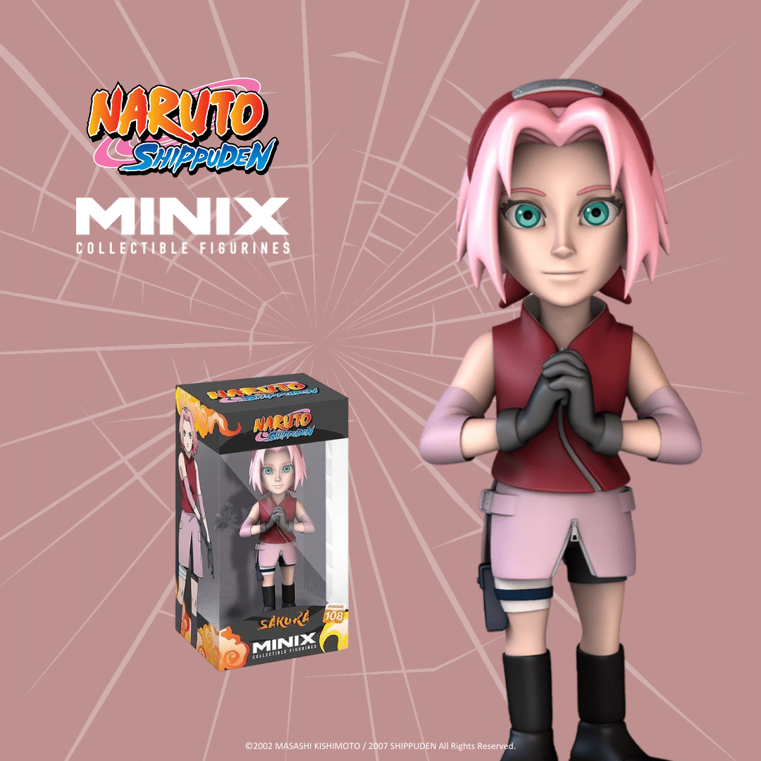 Minix - Naruto Shippuden - Pack of 4 - Collectible Figures 7 cm