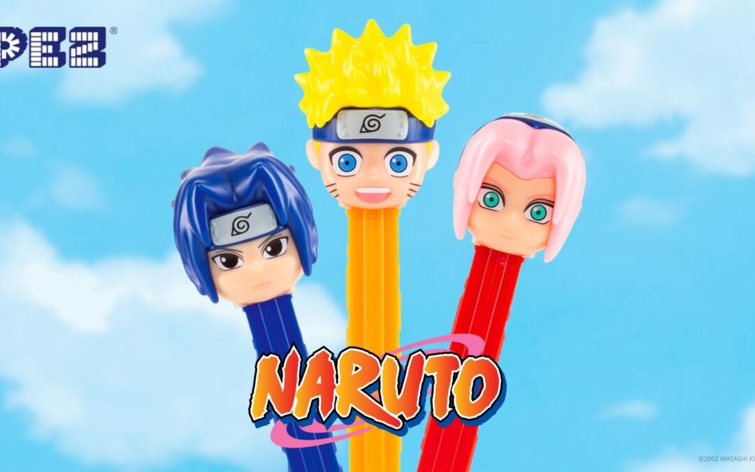 Les distributeurs PEZ NARUTO sont disponible !